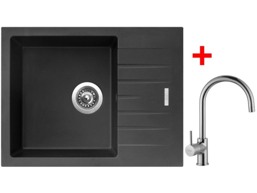 Sinks PERFECTO 650 Pureblack + Vitalia