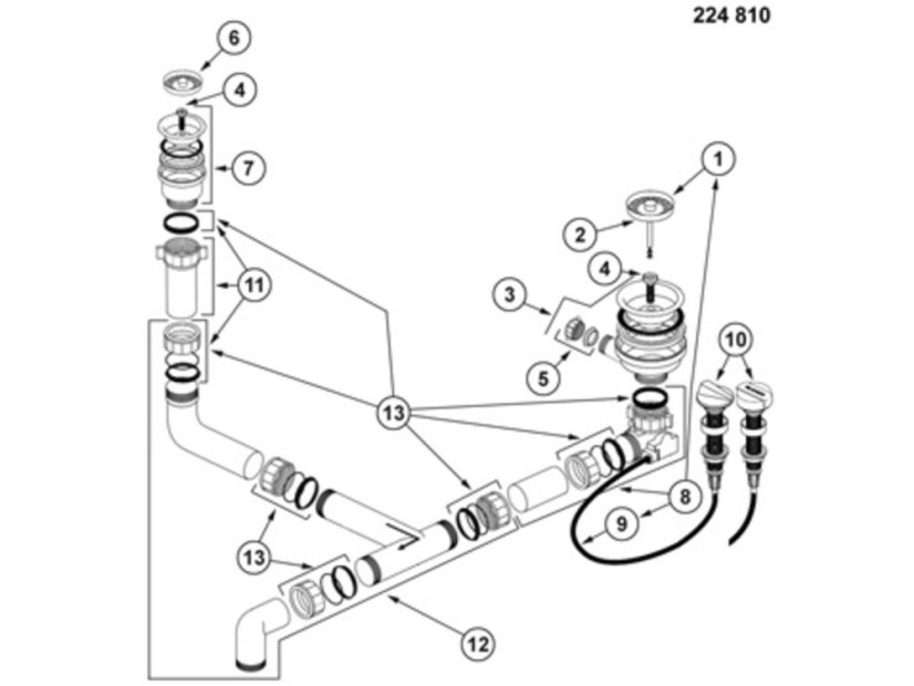 Granitový dřez Blanco AXIA II 5 S-F Silgranit šedá skála