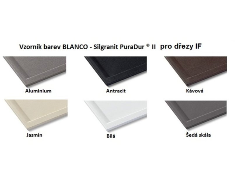 Granitový dřez Blanco AXIA II 5 S-F Silgranit šedá skála