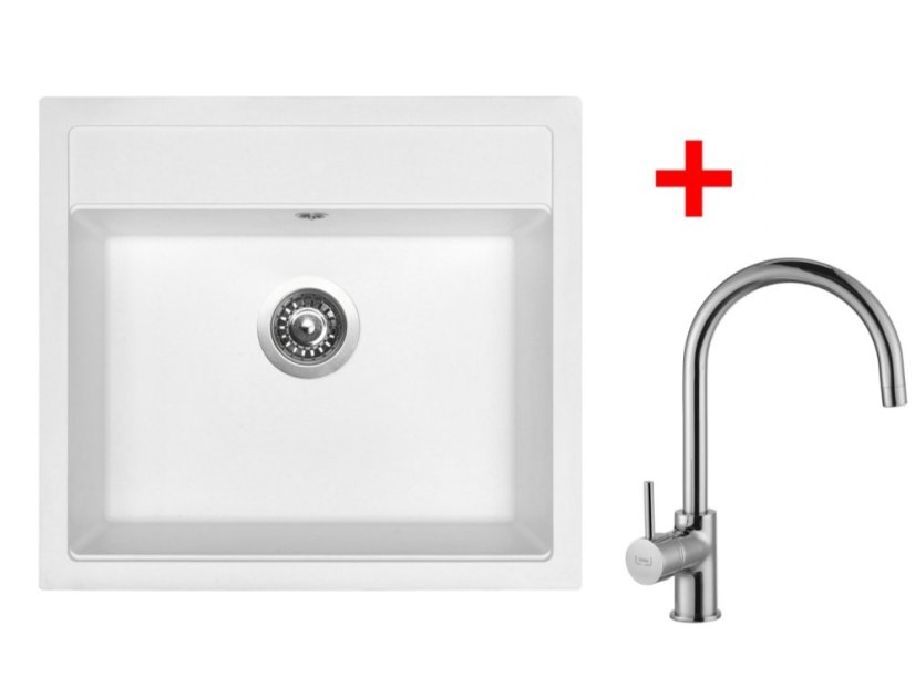 Set Sinks Solo 560 Milk + Vitalia