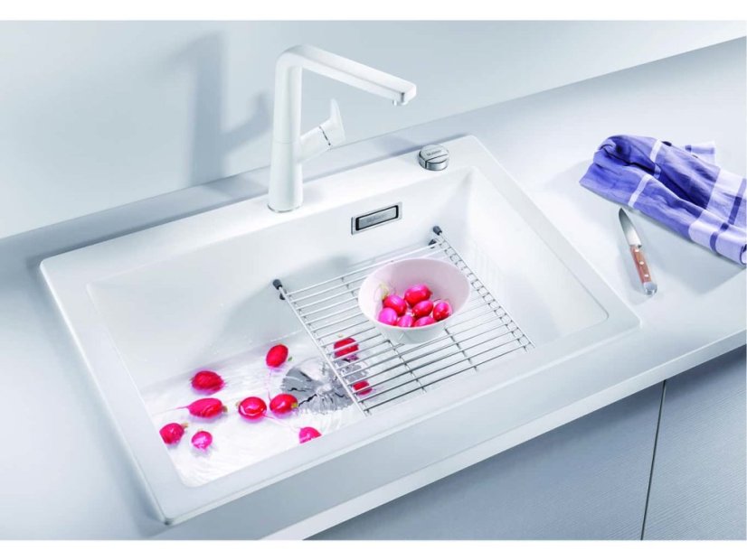 Granitový drez Blanco PLEON 6 InFino antracit s excentrom