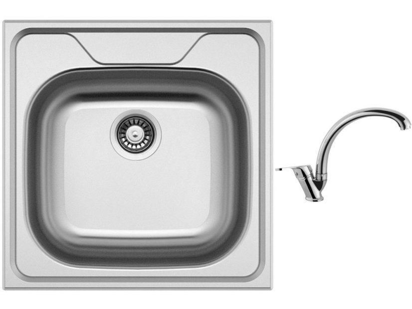 Set Sinks Classic 480 V + baterie Sinks baterie Evera chrom