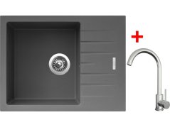 Sinks PERFECTO 650 Titanium + ARCO celonerezová