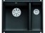 Blanco SUBLINE 350/150 U InFino Keramika čierna drez vľavo bez excentra