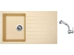 Set Sinks PERFECTO 860 Sahara + baterie Sinks MIX 3 S Chrom