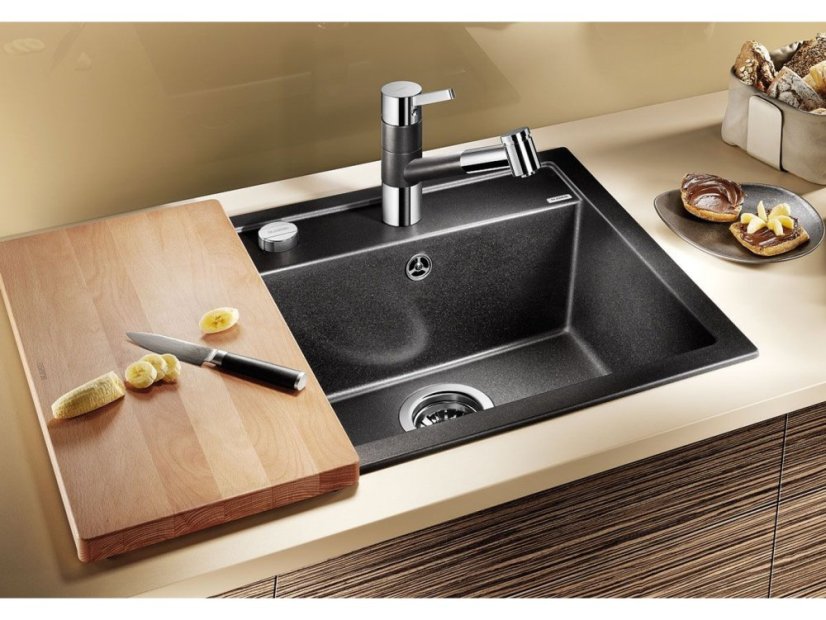 Granitový drez Blanco DALAGO 5 káva s excentrom