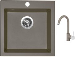 Set Sinks VIVA 455 Truffle + baterie Sinks MIX 35 Truffle