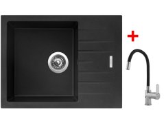 Sinks PERFECTO 650 Metalblack + Flexia