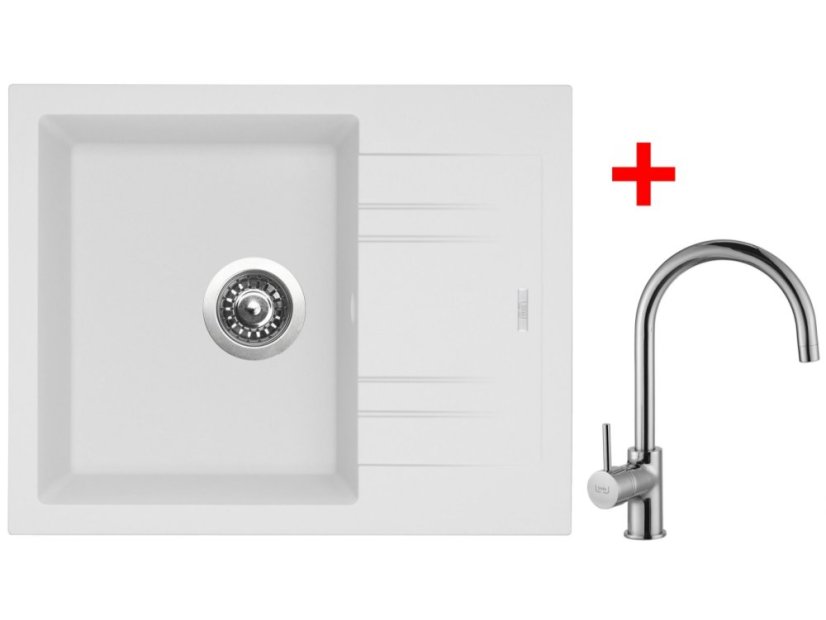 Set Sinks Linea 600 Milk +Vitalia