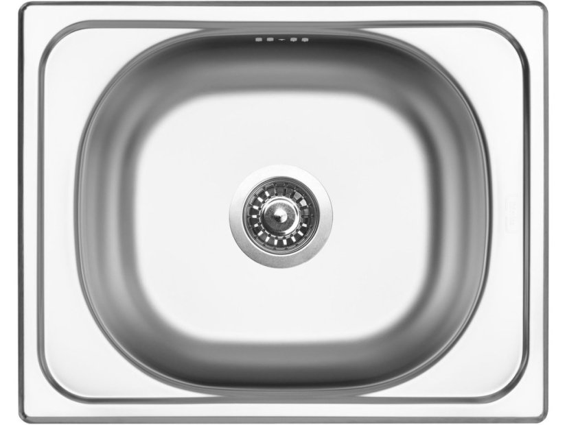 Sinks CLASSIC 500 + ELASTA nerez/sivá