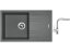 Set Sinks LINEA 780 N Titanium + baterie Sinks ENIGMA S chrom