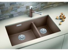 Granitový drez Blanco SUBLINE 430/270 U InFino biela bez tiahla