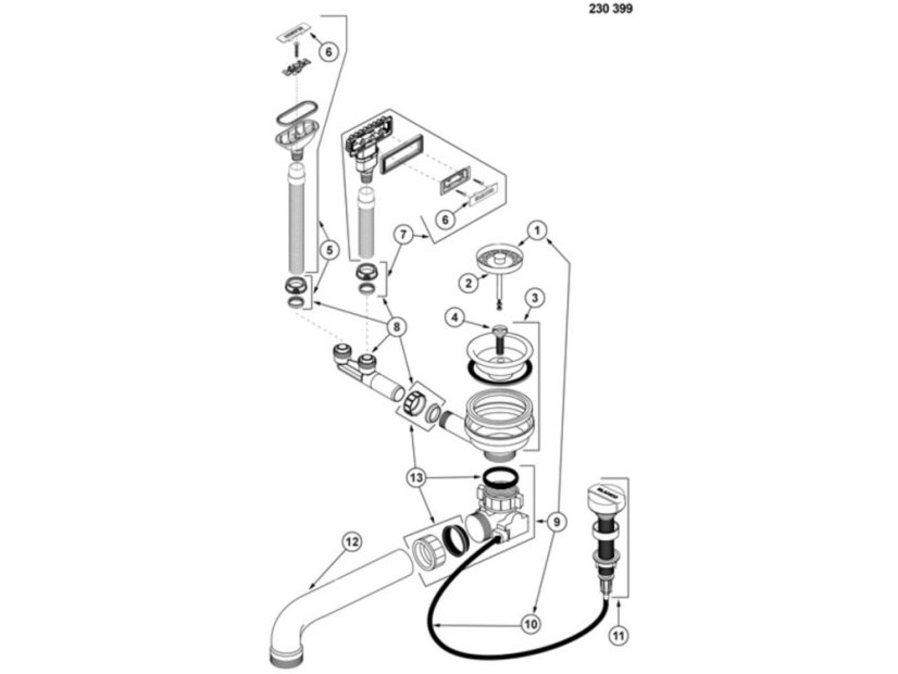 Granitový dřez Blanco ADON XL 6 S Silgranit perlově šedá