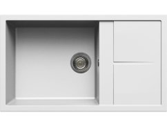 Granitový dřez Elleci Unico 410 Bianco G68