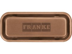 Hranatá krytka skrytého prepadu Franke Celonerez Medená
