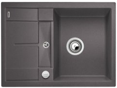 Granitový dřez Blanco METRA 45 S Compact Silgranit šedá skála oboustranné provedení s exce