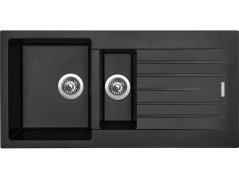 Granitový drez Sinks PERFECTO 1000.1 Pureblack