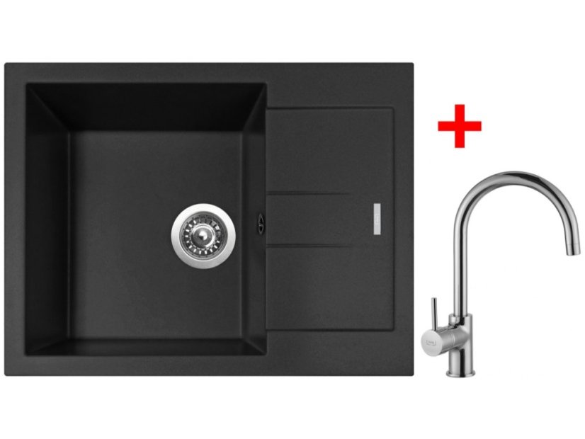 Sinks AMANDA 650 Pureblack + Vitalia