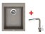 Set Sinks CUBE 410 Truffle + Mix 3 P GR