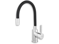 Drezová stojanková batéria Ferro Chrom/Čierna