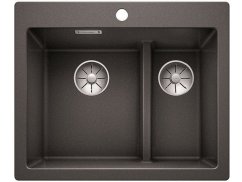 Granitový drez Blanco PLEON 6 Split InFino antracit
