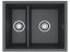Granitový drez Alveus Omni 50 čierná