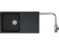 Set Franke OID 611 Tectonite Černá + baterie Franke FN 0143 Chrom