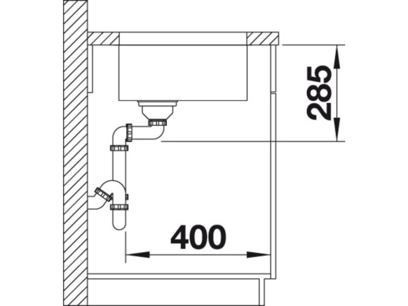 Nerezový dřez Blanco SUPRA 500 U Nerez -4