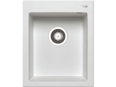 Granitový drez Pyramis Istros 41 x 50 1B Biela