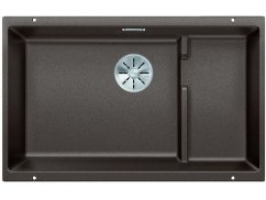 Nerezový drez Blanco SUBLINE 700 U Level InFino káva drez vľavo a nerez košom