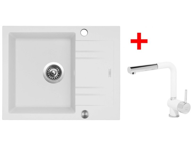 Set Sinks Linea 600 XC Milk + Mix 3 P GR