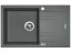 Granitový drez Sinks LINEA 780 XC Titanium