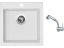 Set Sinks VIVA 455 Milk + baterie Sinks MIX 3 S Chrom