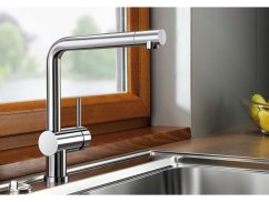 Drezová batéria Blanco LINUS-F chróm beztlaková