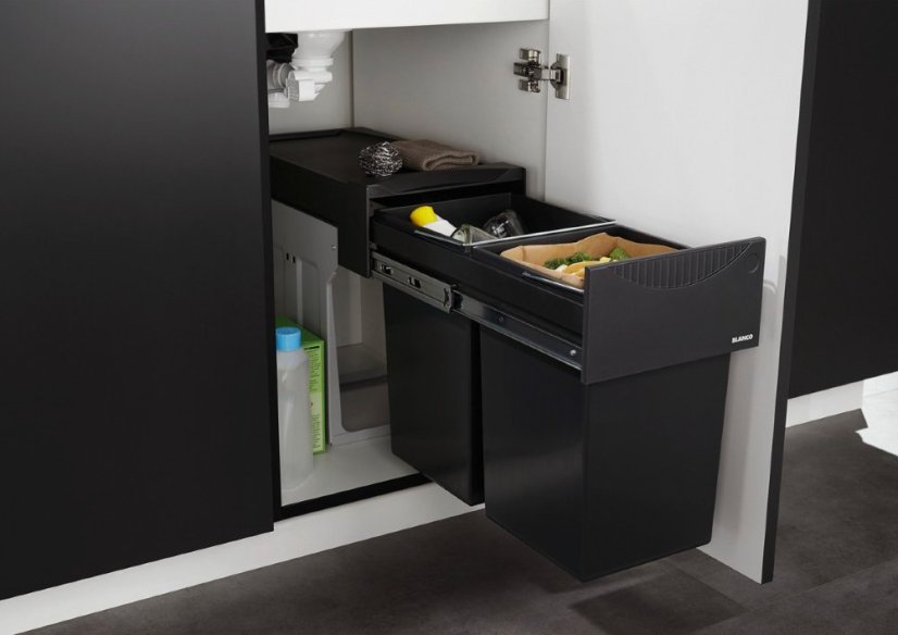 Odpadkový koš Blanco Botton II 30/2 dviřka