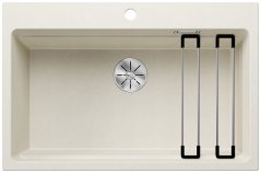 Granitový dřez Blanco ETAGON 8 Bílá soft, bez excentru