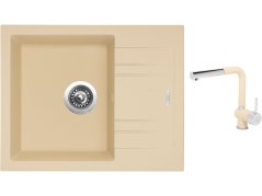 Set Sinks LINEA 600 N Sahara + baterie Sinks MIX 3 P Sahara