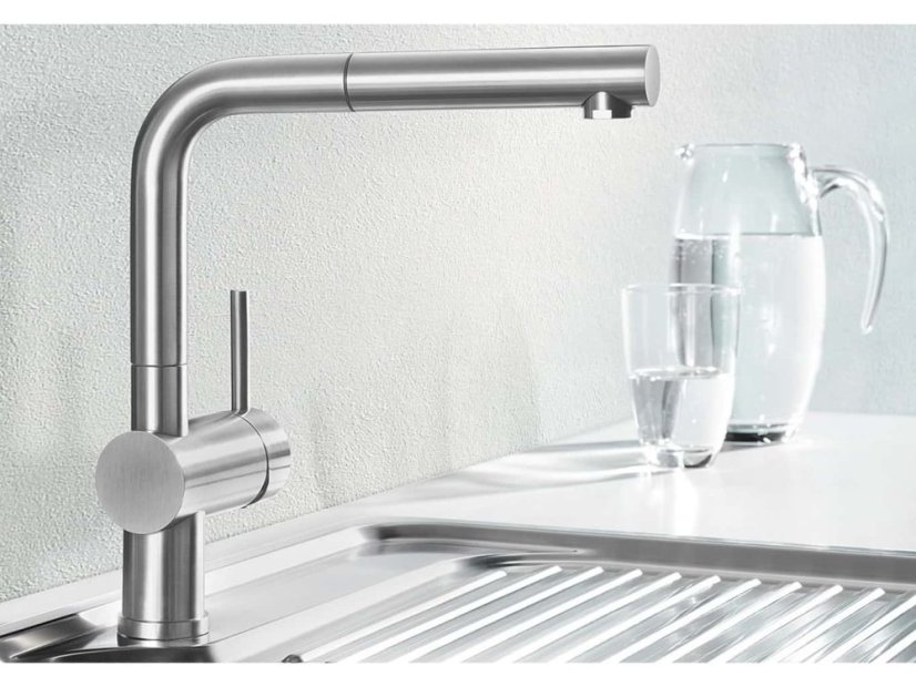 Dřezová baterie Blanco LINUS-S chrom beztlaková