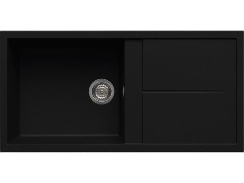 Granitový drez Elleci Unico 480 Full Black G40