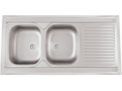 Nerezový drez Sinks CLP-A 1200 DUO M 0,6mm matný