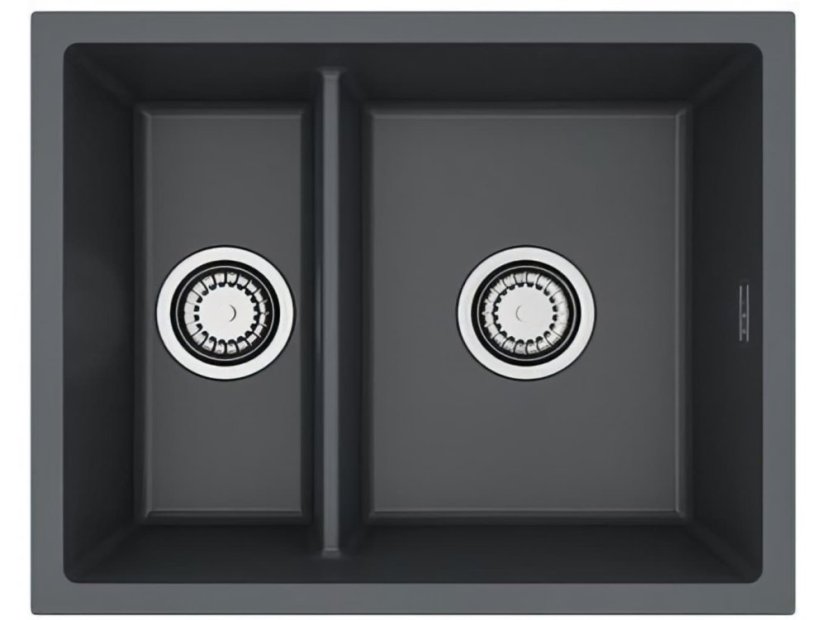 Granitový drez Alveus Omni 50 Čierná matná