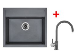 Set Sinks Solo 560 Titanium + Vitalia GR