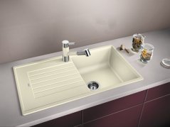 Granitový dřez Blanco ZIA 5 S bílá soft