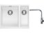 Set Franke SID 160/2 Tectonite Bílá + baterie Franke FN 0143 Chrom