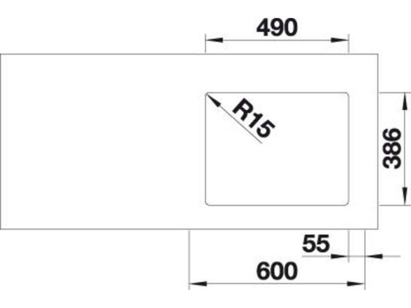 Blanco ETAGON 500 U InFino keramika černá