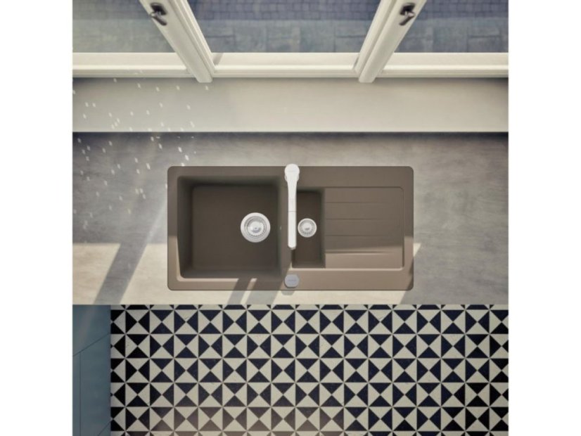 Granitový drez Schock Typos D-150S-A Asphalt