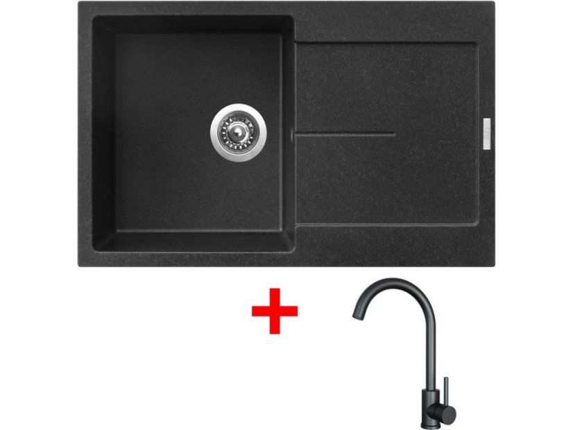 Sinks ULTIMA 790 Granblack + ARCO černá matná