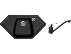 Set Sinks NAIKY 980 Granblack + baterie Sinks Pronto Grandblack Set Sinks NAIKY 980 Granblack + baterie Sinks Pronto Grandblack