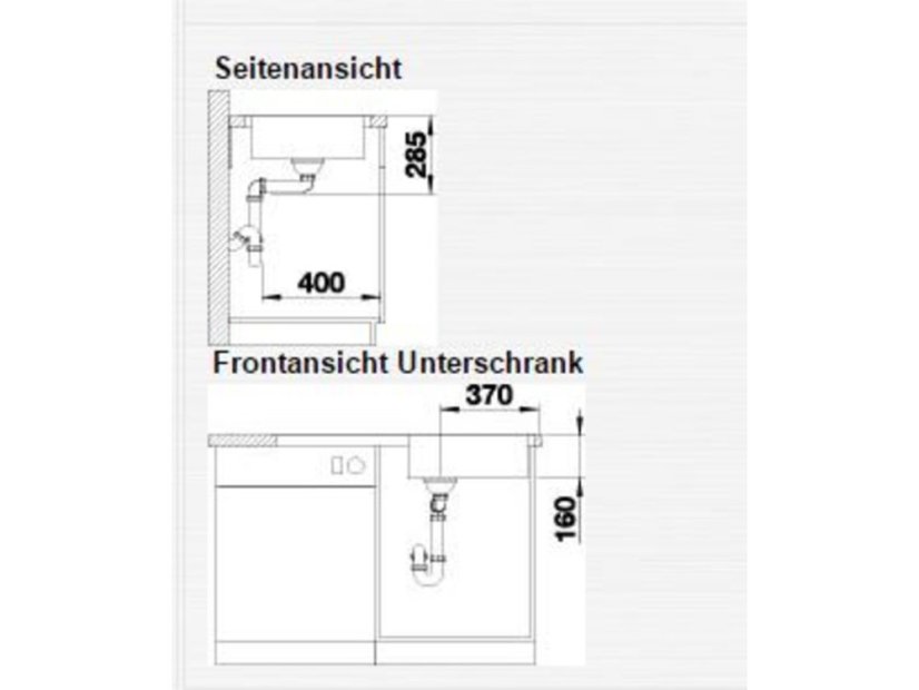 Nerezový drez Blanco LANTOS XL 6 S-IF nerez kartáčovaný s excentrom