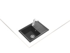 Granitový dřez Teka STONE 45 S-TG 1B 1D Asfalt